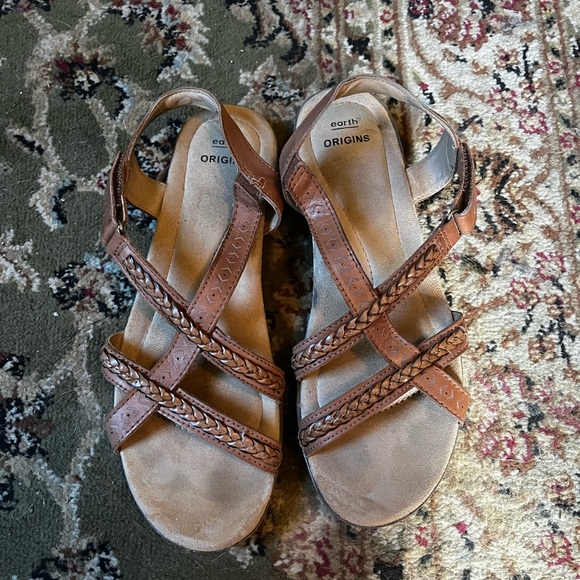 Earth origins Brown Sandals - Picture 1 of 4